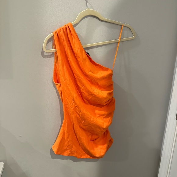 Zara ruched asymmetric top 4174/353/615 - Picture 11 of 11